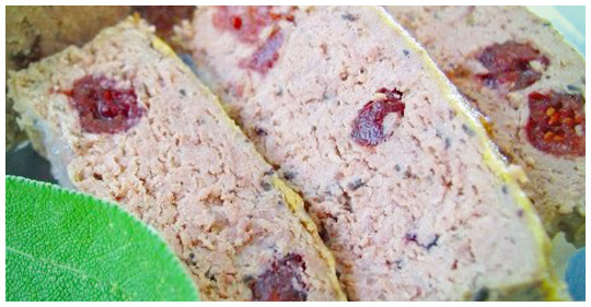 Nízkosacharidová terina z drůbežích jater