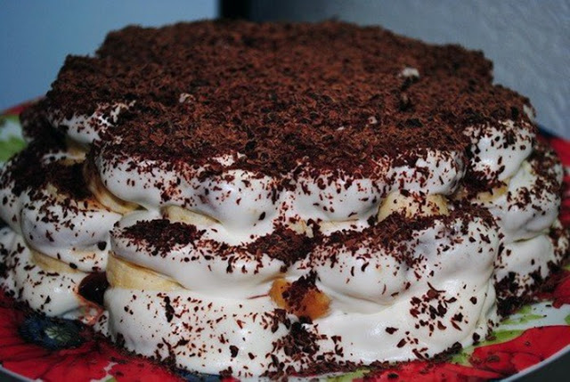 Mraveniště bez pečení s banány