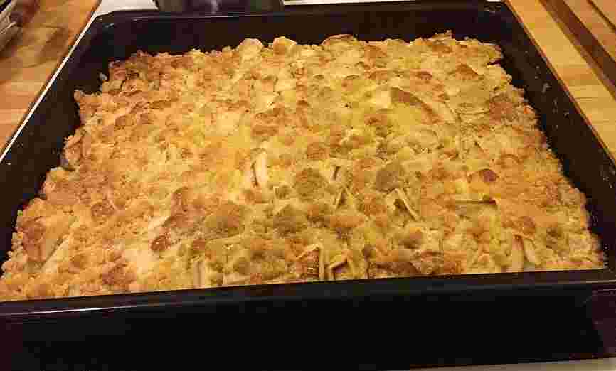 Jablečný koláč se streuselem