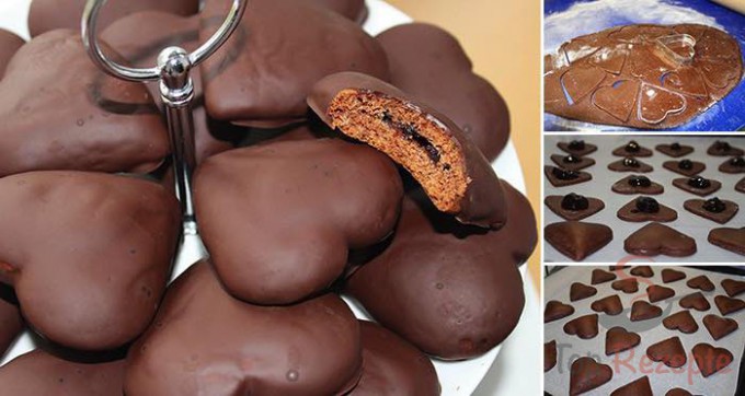 Plněná perníková srdíčka – recept s fotonávodem