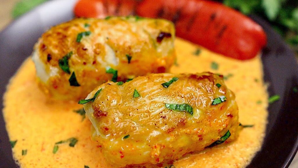 Plněné kuřecí roládky s touto omáčkou jsou fenomenální: Můj muž mě požádal, abych je dnes večer udělala znovu | Pouze 390 kcal!