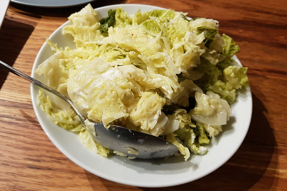 Wirsingové zeleninové jídlo