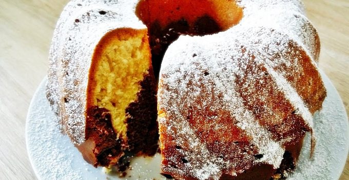 Šťavnatý mramorový dort – super chutný a šťavnatý