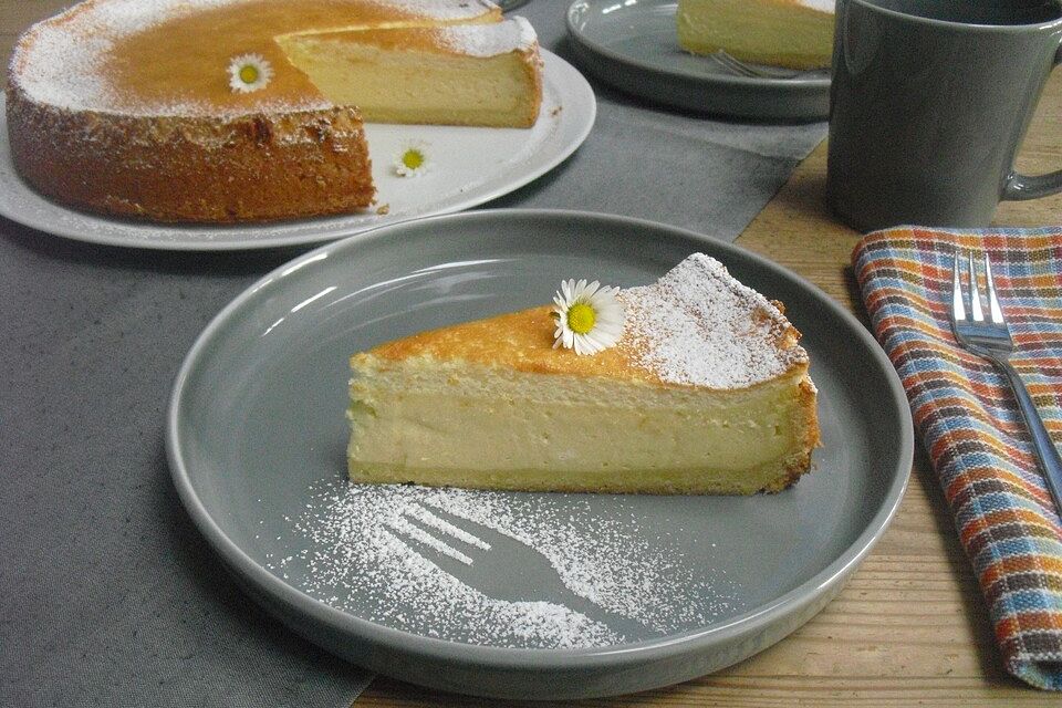 Sýrový koláč se 2 vrstvami