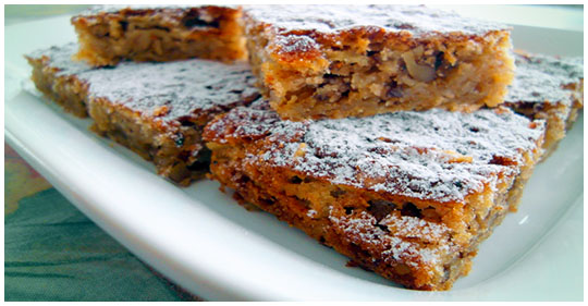 Rychlý a chutný nízkosacharidový jablečno-ořechový koláč