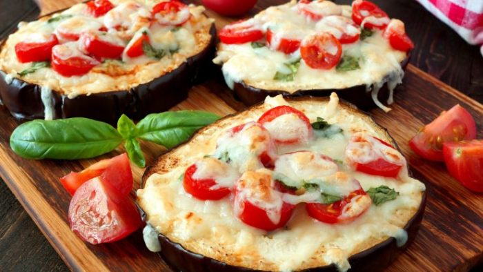 Baklažánové pizzy: Jsou lahodné! Pouze 50 kcal