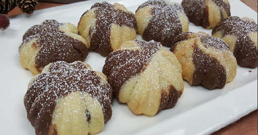 Sušenky s náplní Nutella