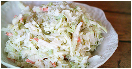 Nízkosacharátový zelný salát – jako příloha