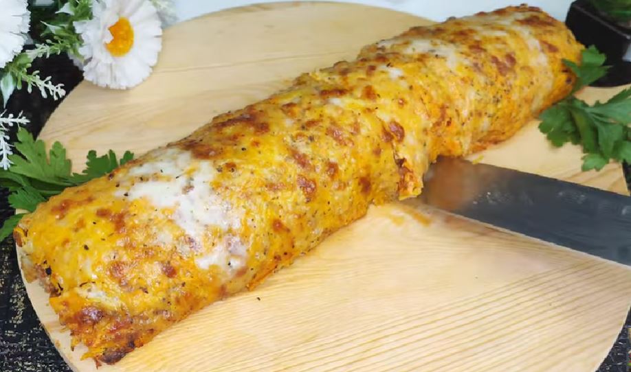 Snědl jsem tuto vydatnou housku, základ jsem připravil z dýně a bez gramu mouky | Večeře 490 kcal