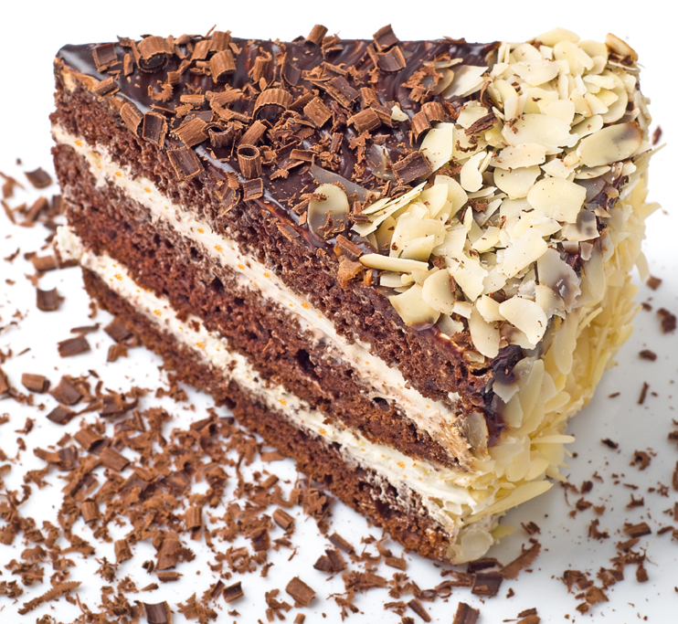 NUSS KAKAO TORTE en tchèque se traduit par : **Ořechovo-kakaový dort**.