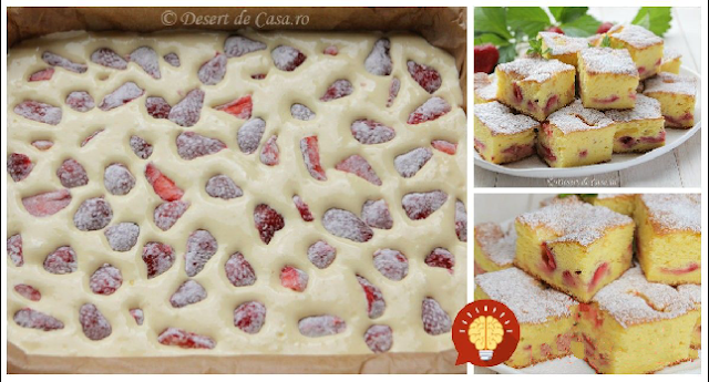 Rychlý malinový moučník za 10 minut