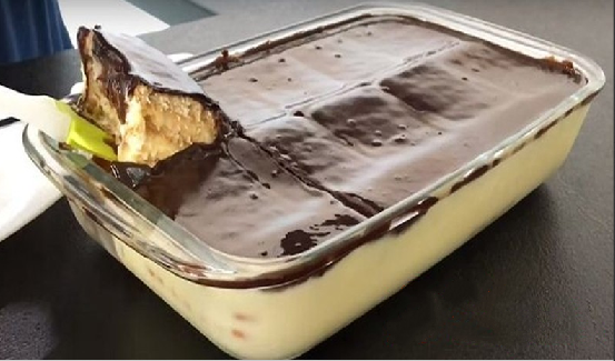 Sladká lasagne z sušenek