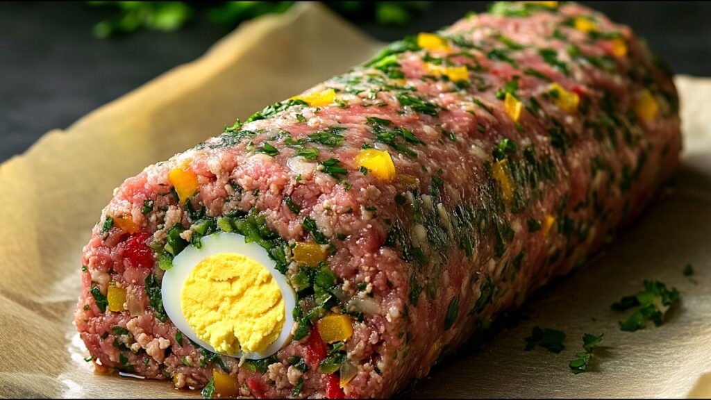 Kompletní a vyvážená večeře s 530 kaloriemi pro celou rodinu: plněná sekaná s přílohou z brambor a hub!