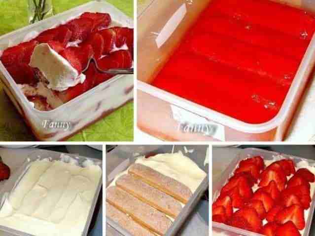 Osvěžující letní jahodové tiramisu