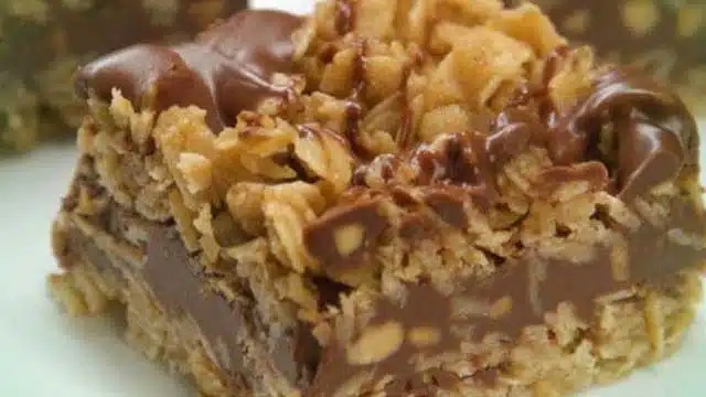 Ovesné řezy bez pečení recept