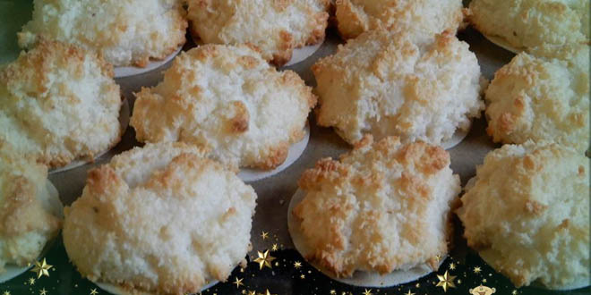 Kokosové makronky v low carb verzi