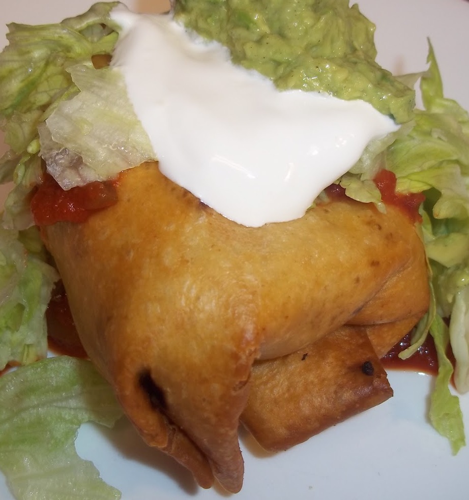 Hovězí chimichangas