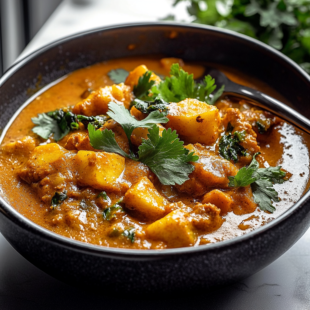 Kuřecí sladkokartoflové kari