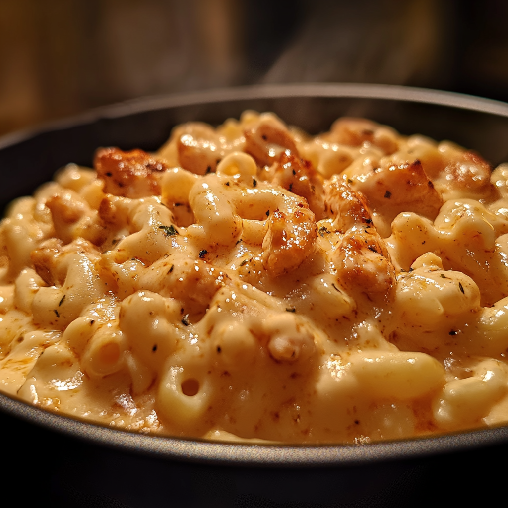 Silnější cajunské kuřecí ranch Mac & Cheese