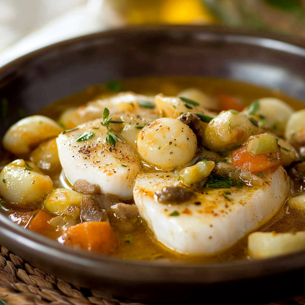 Veganský Bacalao a la Vizcaína