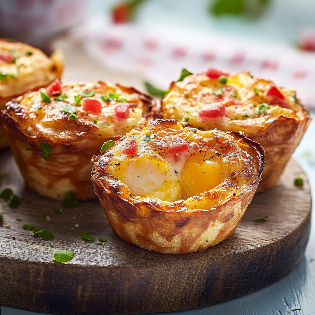 KROK 2 Snídaňový muffin s vejcem a slaninou