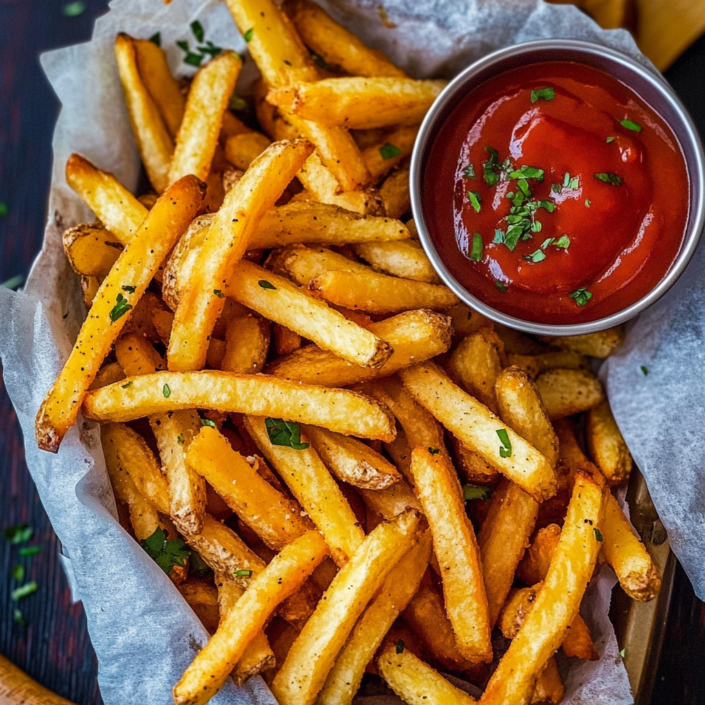 Hranolky z horkovzdušné fritézy