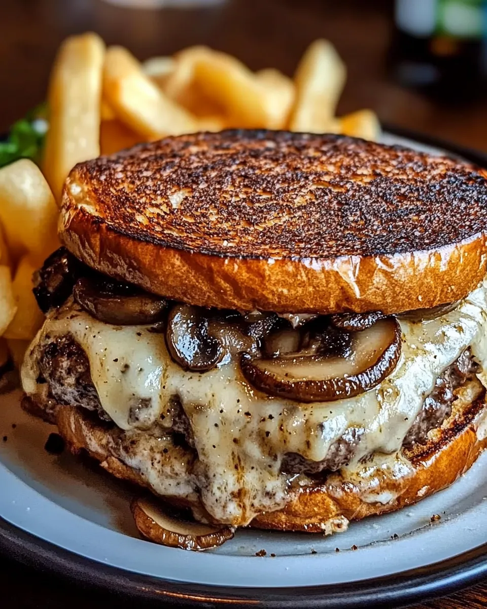 Houbová švýcarská placka – vydatná, sýrová a máslově jemná