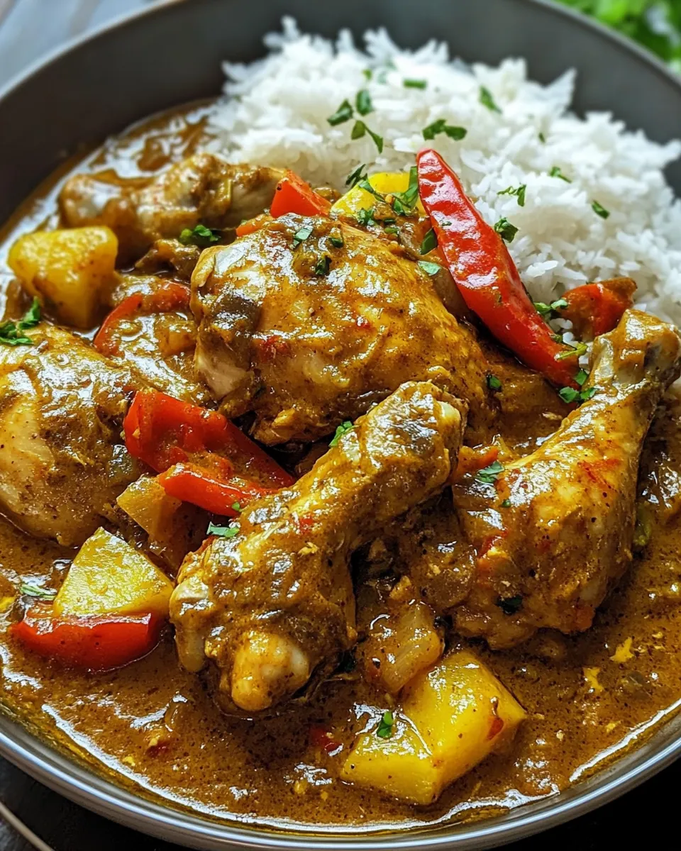 Jamajské kari kuře – autentické a kořeněné