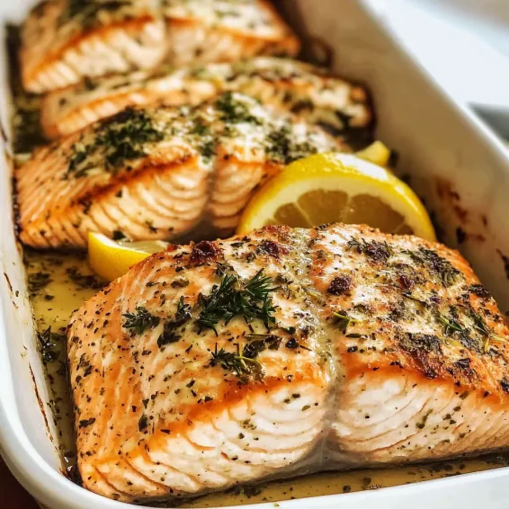 Citronový losos z trouby