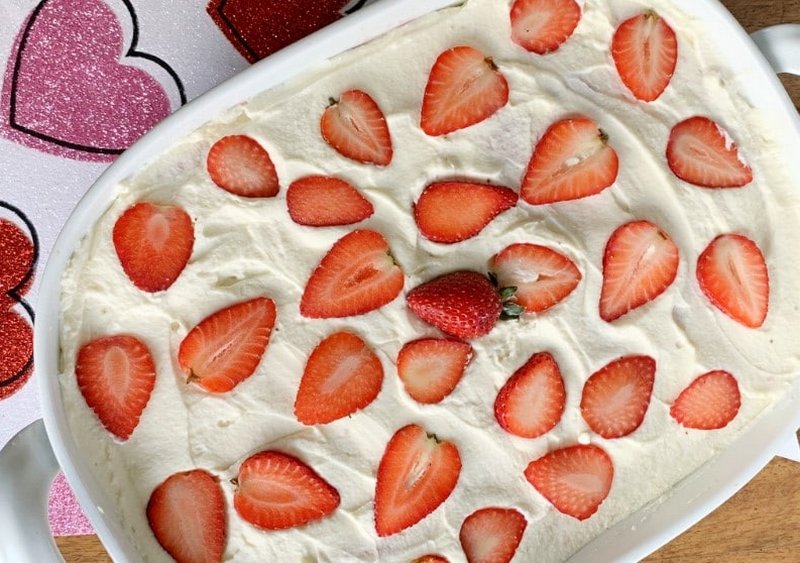 Tiramisu s jahodami a bílou čokoládou s Thermomixem