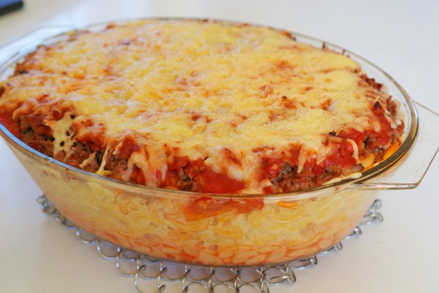 Zapečená kukuřice s mletým masem