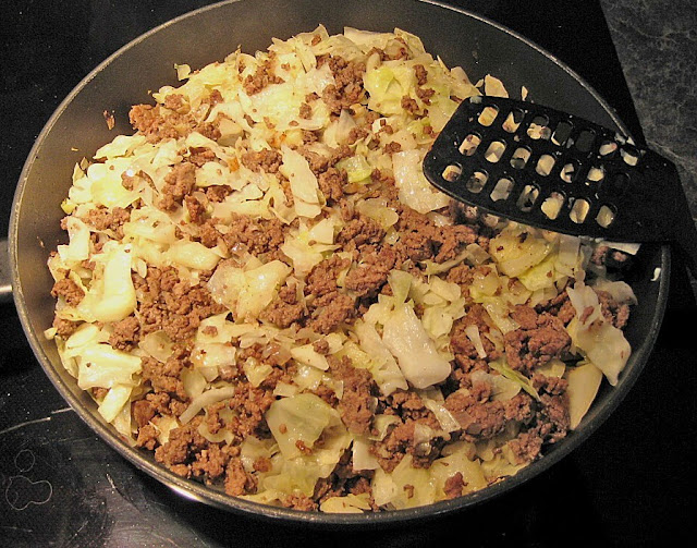 Dušené zelí s mletým masem