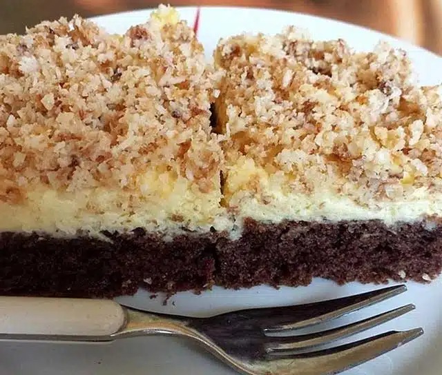 Recept na řezy se strouhaným těstem