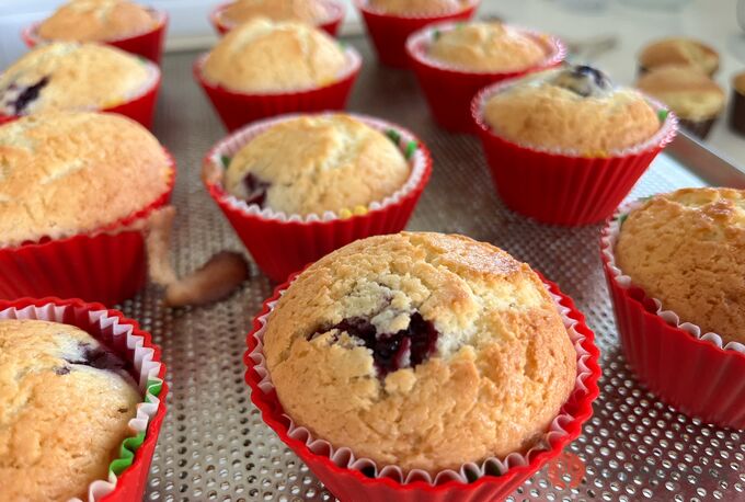 Recept na šálek rychlých muffinů s ovocem. Tento recept si zaručeně zamilujete.