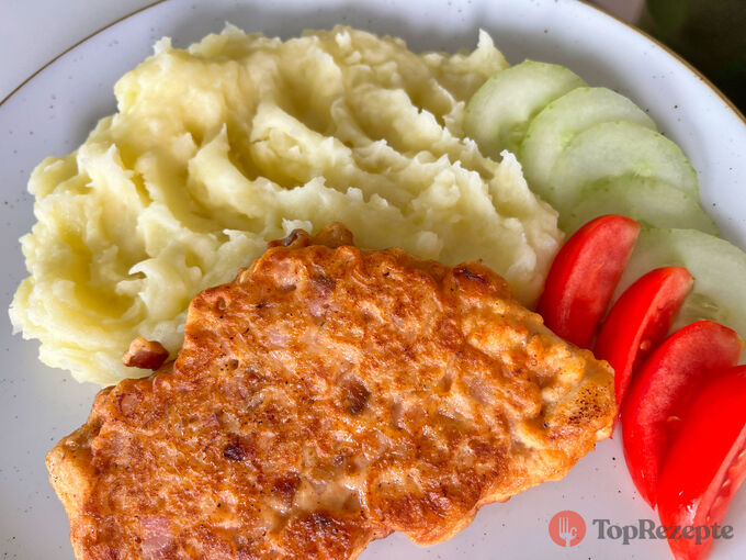 Kuřecí prsa v hořčično-slaninovém kabátku