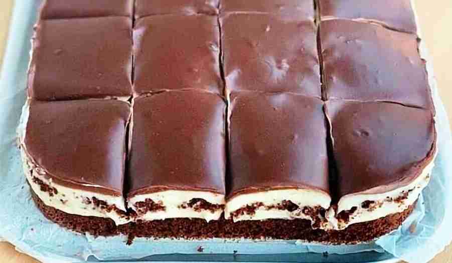 Nebeské krémové řezy s čokoládou (recept na šálek)