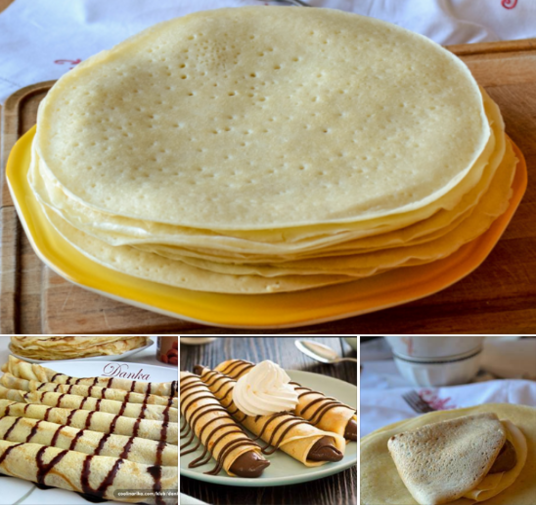 Palačinky – základní recept na skvělé sladké palačinky
