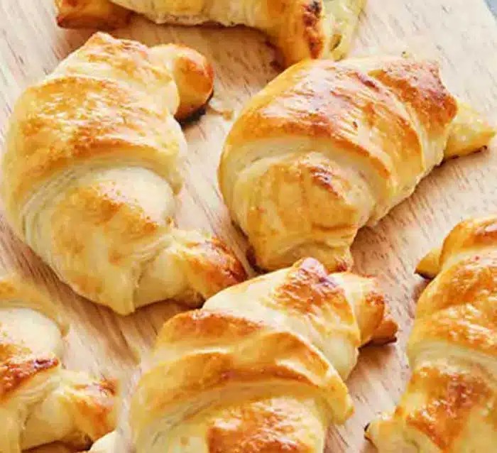 Recept na listové šneky se šunkou