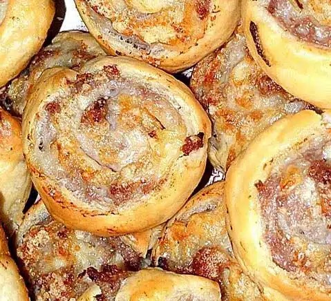 Recept na šneky z těsta