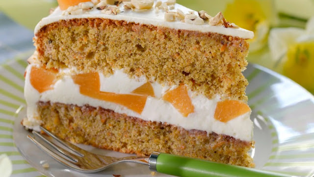 Meruňkový pohankový dort