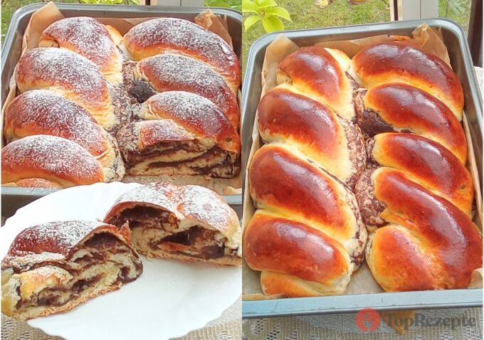 Jednoduchý kynutý koláč s bohatou pudinkovou náplní: Jak zajistit, aby náplň nevytékala.