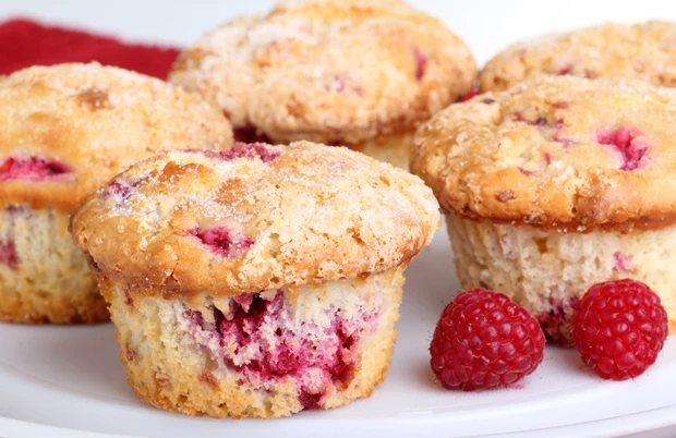 Maliníkové muffiny