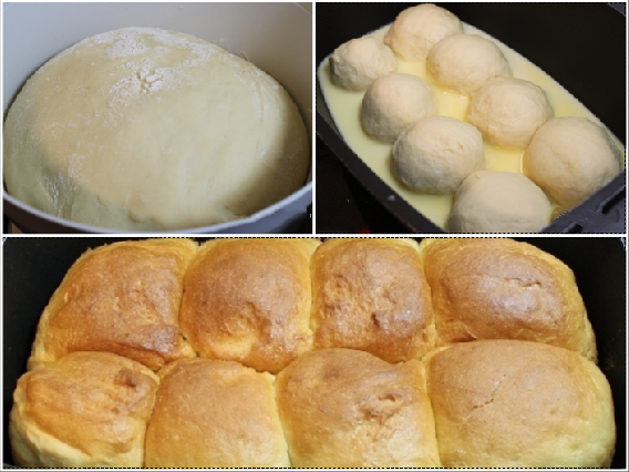 Buchteln mit Vanillesoße