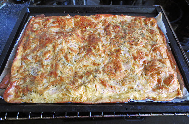 Švédský lososový koláč „Švédská pizza“