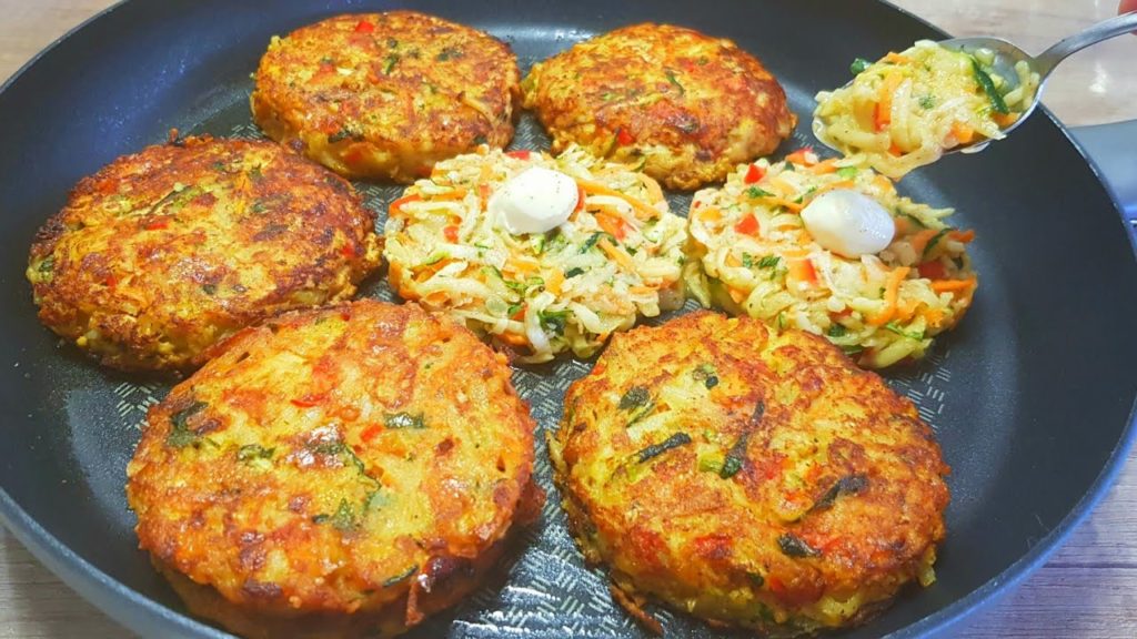 Zeleninové karbanátky s mozzarellou