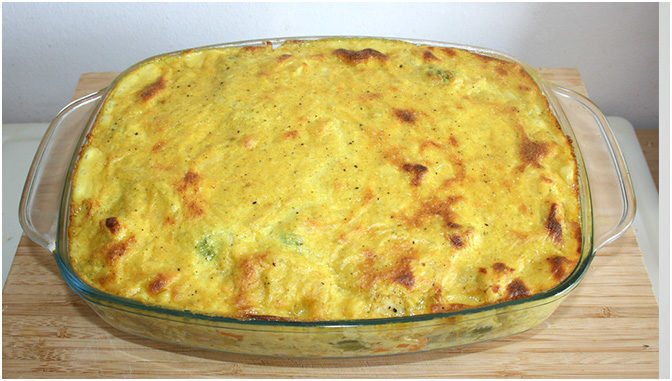 Kuřecí bramborový nákyp