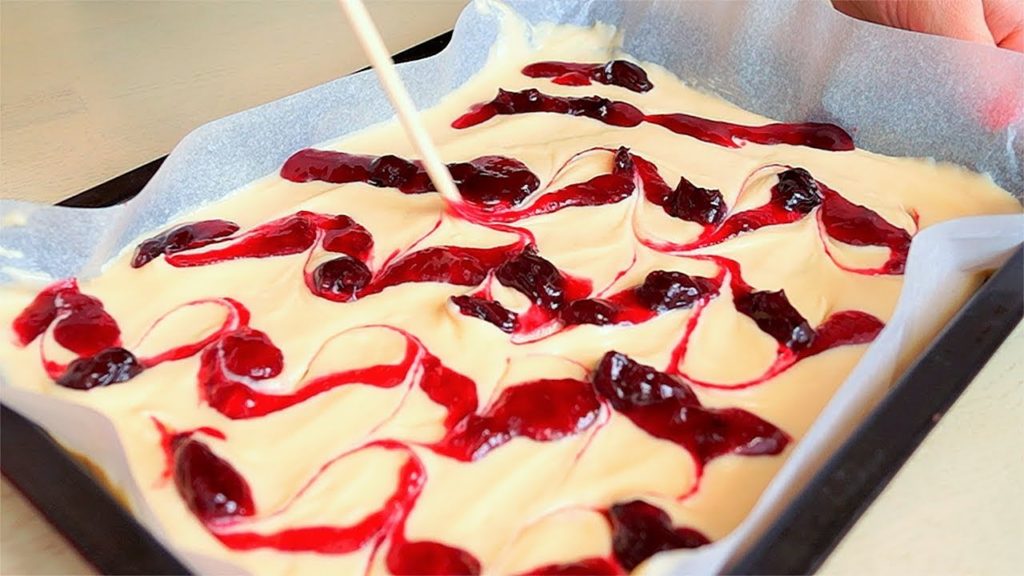 Blitz višňový koláč za 10 minut v troubě!