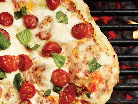 Pizza Margherita s květákem