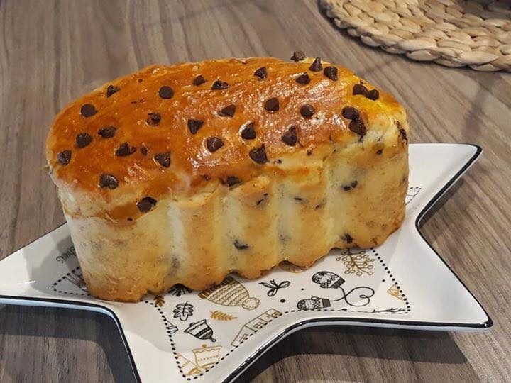 Čokoládová brioche vymačkaná pomocí Thermomixu