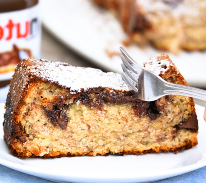 Banánový dort s Nutellou a Thermomixem